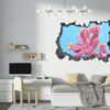 Cactus Wall Sticker - Flower Wall Decal, Self Adhesive, Removable Vinyl, Easy to Install, Wall Decoration, Flower Wall Mural