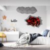 Clown Wall Decor - Fantasy Wall Art, Removable Wall Sticker, Wall Vinyl Sticker, Peel and Stick Wall Decal, Wall Sticker Print, Wall Sticker for Bedroom