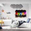 Mermaid Wall Decal - Fantasy Wall Art, Removable Wall Sticker, Wall Vinyl Sticker, Peel and Stick Wall Decal, Wall Sticker Print, Wall Sticker for Bedroom