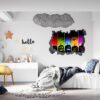 Mermaid Wall Decal - Fantasy Wall Art, Removable Wall Sticker, Wall Vinyl Sticker, Peel and Stick Wall Decal, Wall Sticker Print, Wall Sticker for Bedroom