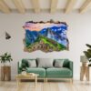 Mountain Wall Decor - Peel and Stick Wall Decal, Vinyl Print ,Nature Wall Decal, Wall Decor for Bedroom, Easy To apply, Wall Decor, Living Room Wall Sticker