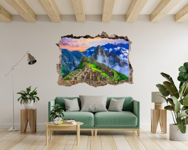 Mountain Wall Decor - Peel and Stick Wall Decal, Vinyl Print ,Nature Wall Decal, Wall Decor for Bedroom, Easy To apply, Wall Decor, Living Room Wall Sticker