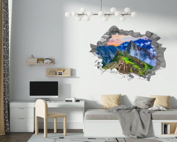 Mountain Wall Decor - Peel and Stick Wall Decal, Vinyl Print ,Nature Wall Decal, Wall Decor for Bedroom, Easy To apply, Wall Decor, Living Room Wall Sticker