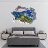 Mountain Wall Decor - Peel and Stick Wall Decal, Vinyl Print ,Nature Wall Decal, Wall Decor for Bedroom, Easy To apply, Wall Decor, Living Room Wall Sticker