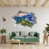 Mountain Wall Decor - Peel and Stick Wall Decal, Vinyl Print ,Nature Wall Decal, Wall Decor for Bedroom, Easy To apply, Wall Decor, Living Room Wall Sticker