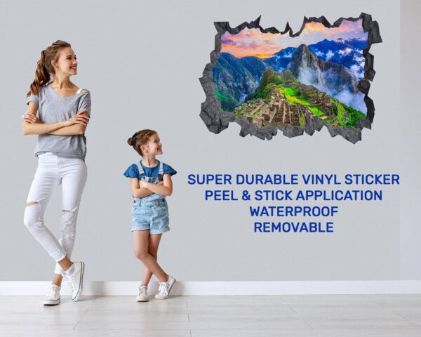 Mountain Wall Decor - Peel and Stick Wall Decal, Vinyl Print ,Nature Wall Decal, Wall Decor for Bedroom, Easy To apply, Wall Decor, Living Room Wall Sticker