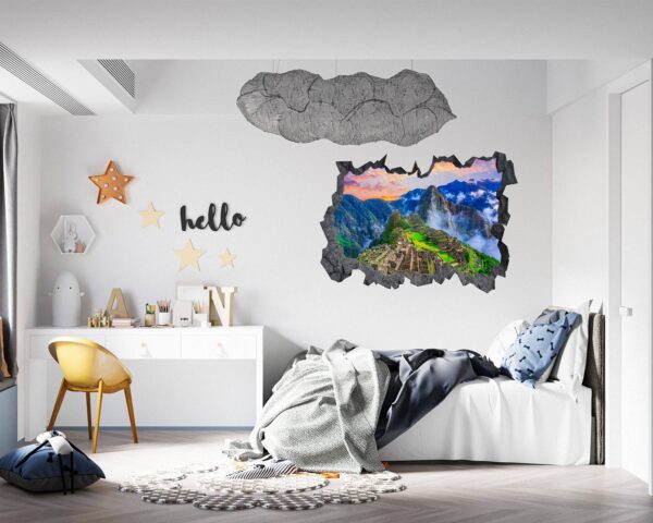 Mountain Wall Decor - Peel and Stick Wall Decal, Vinyl Print ,Nature Wall Decal, Wall Decor for Bedroom, Easy To apply, Wall Decor, Living Room Wall Sticker