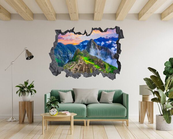 Mountain Wall Decor - Peel and Stick Wall Decal, Vinyl Print ,Nature Wall Decal, Wall Decor for Bedroom, Easy To apply, Wall Decor, Living Room Wall Sticker