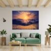 Sunset Wall Sticker - Peel and Stick Wall Decal, Vinyl Wall Decal ,Nature Wall Sticker, Wall Decor for Bedroom, Easy To apply, Wall Decor, Living Room Wall Sticker