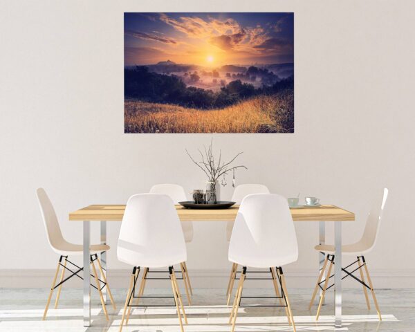 Sunset Wall Sticker - Peel and Stick Wall Decal, Vinyl Wall Decal ,Nature Wall Sticker, Wall Decor for Bedroom, Easy To apply, Wall Decor, Living Room Wall Sticker