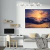 Sunset Wall Sticker - Peel and Stick Wall Decal, Vinyl Wall Decal ,Nature Wall Sticker, Wall Decor for Bedroom, Easy To apply, Wall Decor, Living Room Wall Sticker