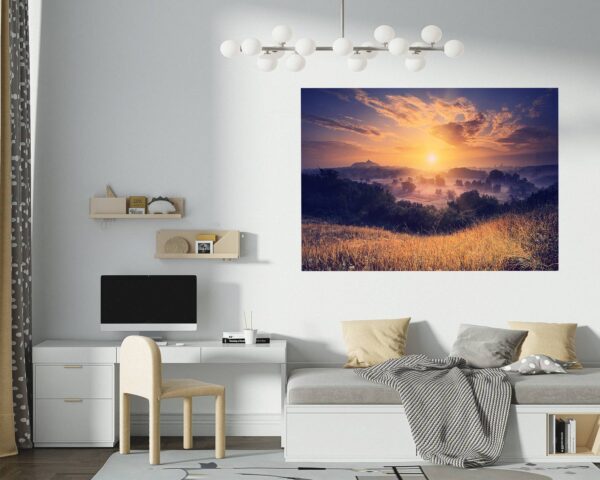 Sunset Wall Sticker - Peel and Stick Wall Decal, Vinyl Wall Decal ,Nature Wall Sticker, Wall Decor for Bedroom, Easy To apply, Wall Decor, Living Room Wall Sticker