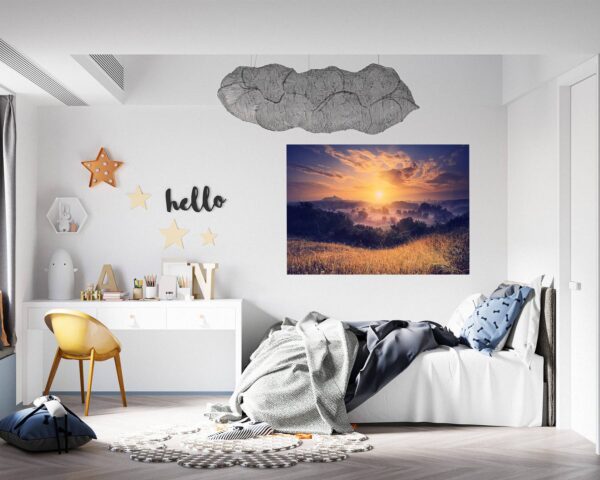 Sunset Wall Sticker - Peel and Stick Wall Decal, Vinyl Wall Decal ,Nature Wall Sticker, Wall Decor for Bedroom, Easy To apply, Wall Decor, Living Room Wall Sticker