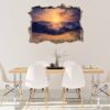 Sunset Wall Sticker - Peel and Stick Wall Decal, Vinyl Wall Decal ,Nature Wall Sticker, Wall Decor for Bedroom, Easy To apply, Wall Decor, Living Room Wall Sticker