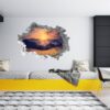 Sunset Wall Sticker - Peel and Stick Wall Decal, Vinyl Wall Decal ,Nature Wall Sticker, Wall Decor for Bedroom, Easy To apply, Wall Decor, Living Room Wall Sticker