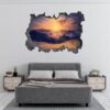 Sunset Wall Sticker - Peel and Stick Wall Decal, Vinyl Wall Decal ,Nature Wall Sticker, Wall Decor for Bedroom, Easy To apply, Wall Decor, Living Room Wall Sticker