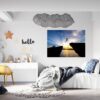 Mountain Wall Decor - Peel and Stick Wall Decal, Vinyl Print ,Nature Wall Decal, Wall Decor for Bedroom, Easy To apply, Wall Decor, Living Room Wall Sticker