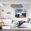 Mountain Wall Decor - Peel and Stick Wall Decal, Vinyl Print ,Nature Wall Decal, Wall Decor for Bedroom, Easy To apply, Wall Decor, Living Room Wall Sticker