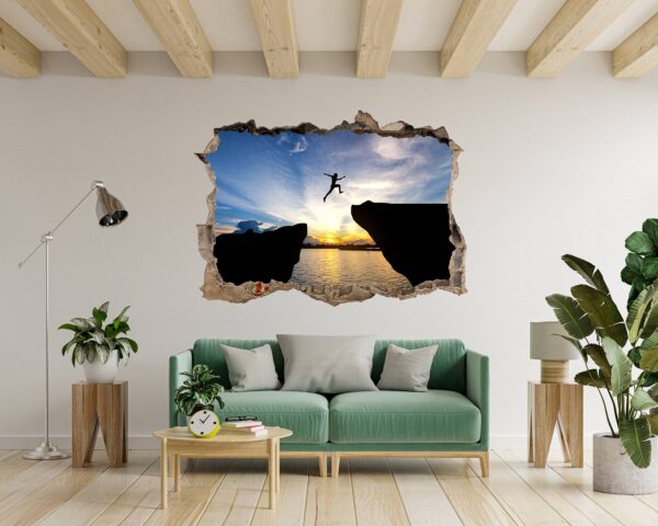 Mountain Wall Decor - Peel and Stick Wall Decal, Vinyl Print ,Nature Wall Decal, Wall Decor for Bedroom, Easy To apply, Wall Decor, Living Room Wall Sticker