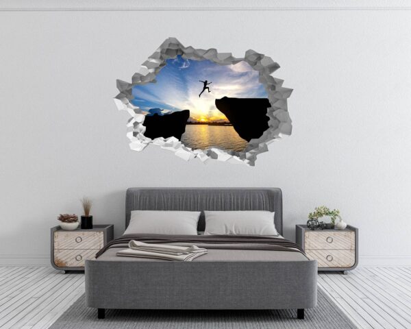 Mountain Wall Decor - Peel and Stick Wall Decal, Vinyl Print ,Nature Wall Decal, Wall Decor for Bedroom, Easy To apply, Wall Decor, Living Room Wall Sticker