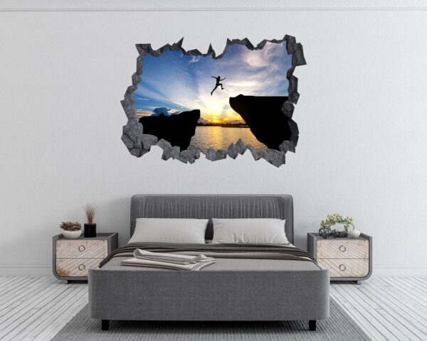 Mountain Wall Decor - Peel and Stick Wall Decal, Vinyl Print ,Nature Wall Decal, Wall Decor for Bedroom, Easy To apply, Wall Decor, Living Room Wall Sticker