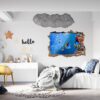 Sea Aquarium Wall Decal - Peel and Stick Removable Wall Art - Printable Ocean Wall Art - Perfect for Bedroom and Living Room Wall Decoration