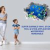 Sea Life Aquarium Wall Sticker - Peel and Stick Removable Wall Art - Printable Ocean Wall Art - Perfect for Bedroom and Living Room Wall Decoration