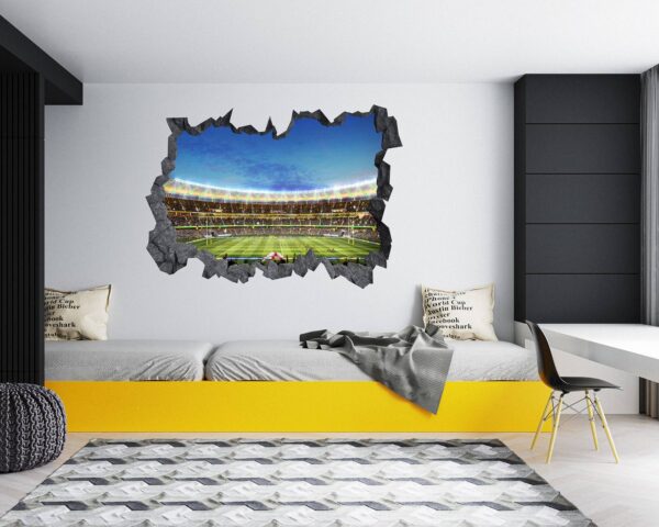 Rugby Wall Decal - Sport Wall Sticker, Bedroom Wall Sticker, Wall Art Sport, Printable Wall Art, Removable Wall Sticker