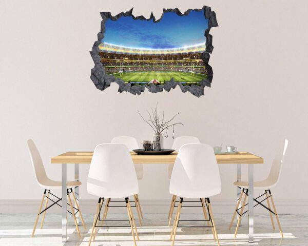 Rugby Wall Decal - Sport Wall Sticker, Bedroom Wall Sticker, Wall Art Sport, Printable Wall Art, Removable Wall Sticker