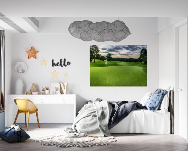 Golf Wall Sticker - Wall Decal Sport, Bedroom Wall Art, Peel and Stick, Sport Wall Decor, Vinyl Decal, Wall Decoration