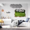 Golf Wall Sticker - Wall Decal Sport, Bedroom Wall Art, Peel and Stick, Sport Wall Decor, Vinyl Decal, Wall Decoration