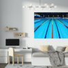 Swimming Sticker - Wall Decal Sport, Bedroom Wall Art, Peel and Stick, Sport Wall Decor, Vinyl Decal, Wall Decoration