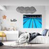 Swimming Sticker - Wall Decal Sport, Bedroom Wall Art, Peel and Stick, Sport Wall Decor, Vinyl Decal, Wall Decoration