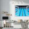 Swimming Sticker - Wall Decal Sport, Bedroom Wall Art, Peel and Stick, Sport Wall Decor, Vinyl Decal, Wall Decoration