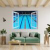 Swimming Sticker - Wall Decal Sport, Bedroom Wall Art, Peel and Stick, Sport Wall Decor, Vinyl Decal, Wall Decoration