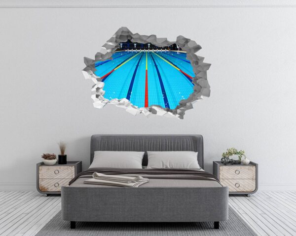 Swimming Sticker - Wall Decal Sport, Bedroom Wall Art, Peel and Stick, Sport Wall Decor, Vinyl Decal, Wall Decoration