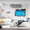 Swimming Sticker - Wall Decal Sport, Bedroom Wall Art, Peel and Stick, Sport Wall Decor, Vinyl Decal, Wall Decoration