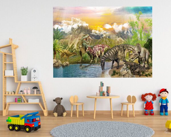 Dinosaur Wall Art - Self Adhesive Wall sticker, Dinosaur Wall Decoration, Wall Sticker Nursery, Wall Sticker Print, Waterproof