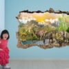 Dinosaur Wall Art - Self Adhesive Wall sticker, Dinosaur Wall Decoration, Wall Sticker Nursery, Wall Sticker Print, Waterproof