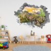 Dinosaur Wall Art - Self Adhesive Wall sticker, Dinosaur Wall Decoration, Wall Sticker Nursery, Wall Sticker Print, Waterproof