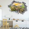 Dinosaur Wall Art - Self Adhesive Wall sticker, Dinosaur Wall Decoration, Wall Sticker Nursery, Wall Sticker Print, Waterproof