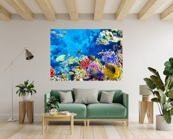 Sunken Treasure Wall Sticker Decal - Underwater Escape Art Mural - Playful Design - Bedroom Wall Décor