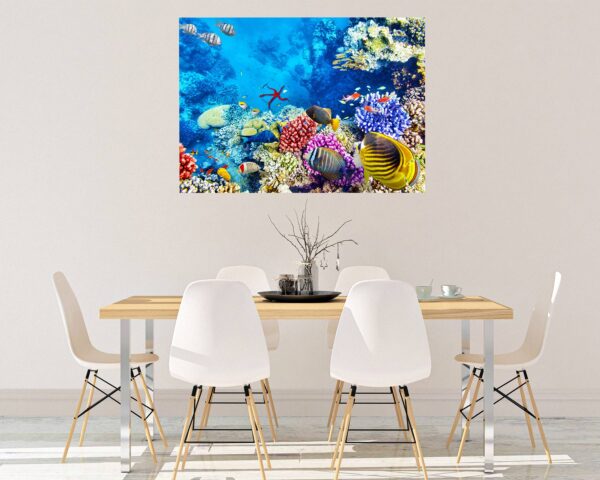 Sunken Treasure Wall Sticker Decal - Underwater Escape Art Mural - Playful Design - Bedroom Wall Décor