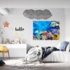 Sunken Treasure Wall Sticker Decal - Underwater Escape Art Mural - Playful Design - Bedroom Wall Décor