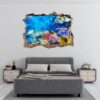 Sunken Treasure Wall Sticker Decal - Underwater Escape Art Mural - Playful Design - Bedroom Wall Décor