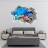 Sunken Treasure Wall Sticker Decal - Underwater Escape Art Mural - Playful Design - Bedroom Wall Décor