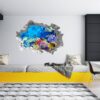 Sunken Treasure Wall Sticker Decal - Underwater Escape Art Mural - Playful Design - Bedroom Wall Décor