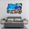 Sunken Treasure Wall Sticker Decal - Underwater Escape Art Mural - Playful Design - Bedroom Wall Décor