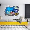 Sunken Treasure Wall Sticker Decal - Underwater Escape Art Mural - Playful Design - Bedroom Wall Décor