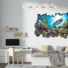 Coral Reef Wall Sticker - Vibrant Sea Life Wall Decal - Easy to Install - Perfect for Bedroom Wall Décor